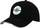 Pokémon Holographic PU Pokeball Black Elite Flex Hat