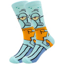 SpongeBob SquarePants - Squidward Face Single Pair Socks