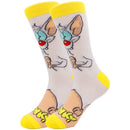 Pinky & The Brain - Pinky (White) Single Pair Socks