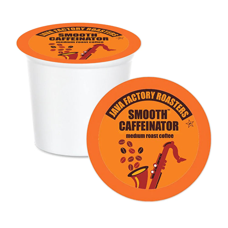 Java Factory-Smooth Caffeeinator Single Serve Coffee 12 Pack