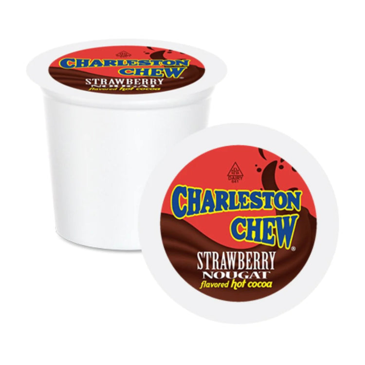 Charleston Chew-Strawberry Nougat Single Serve Hot Chocolate 12 Pack