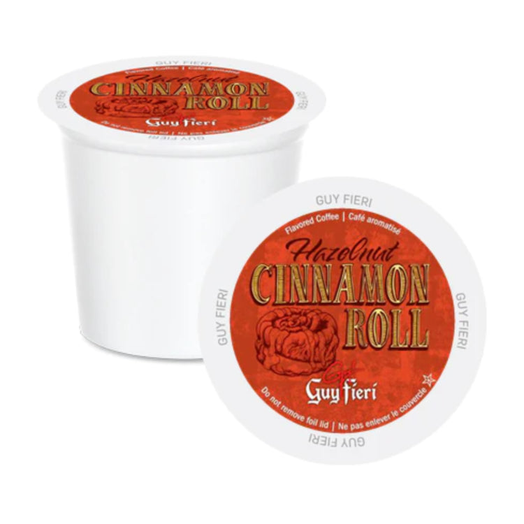 Guy Fieri-Hazelnut Cinnamon Roll Single Serve Coffee 24 Pack