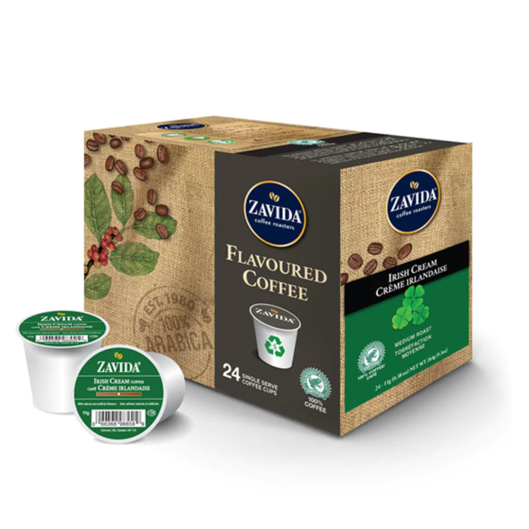 Zavida-Irish Cream Single Serve Coffee 24 Pack