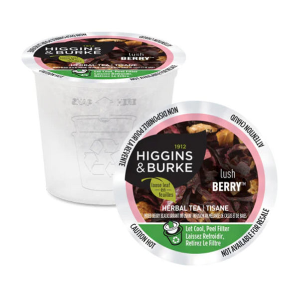 Higgins & Burke-Lush Berry Loose Leaf Single Serve Tea 24 Pack