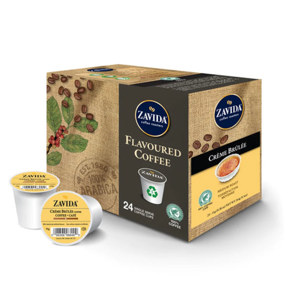 Zavida-Creme Brulee Single Serve Coffee 24 Pack
