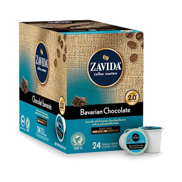 Zavida-Bavarian Chocolate Single Serve Coffee 24 Pack