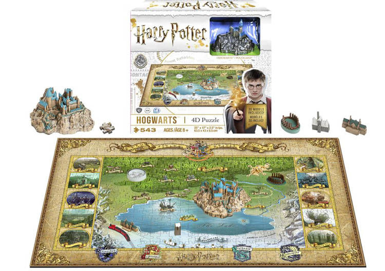 4D Puzzle: Harry Potter Hogwarts