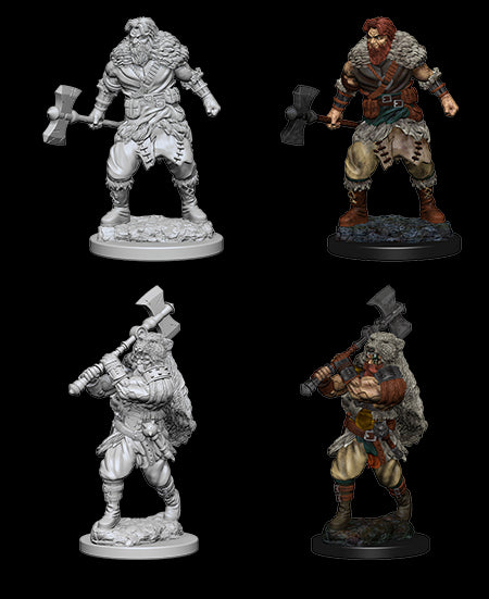 D&D Nolzur's Marvelous Unpainted Miniatures - Wave 01: Human Barbarian Male