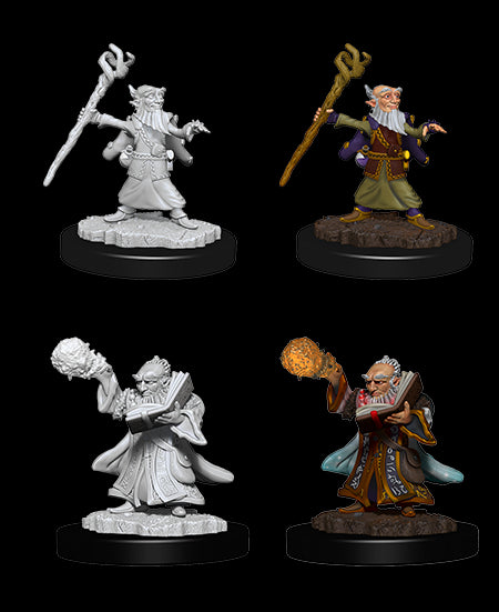 D&D Nolzur's Marvelous Unpainted Miniatures - Wave 06: Gnome Wizard Male