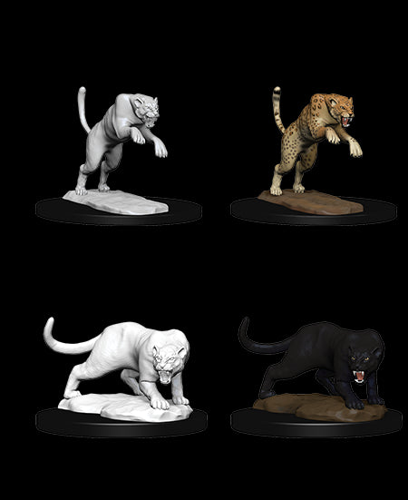 D&D Nolzur's Marvelous Unpainted Miniatures - Wave 06: Panther & Leopard