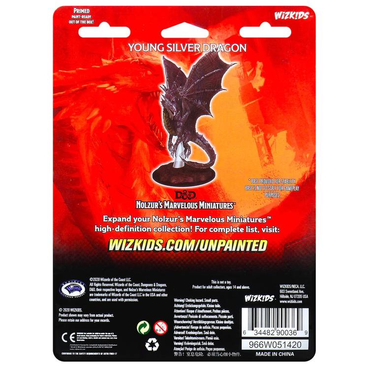 D&D Nolzur's Marvelous Miniatures - Wave 11: Young Silver Dragon