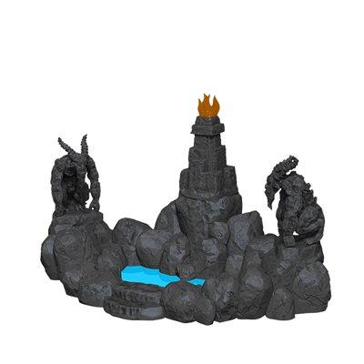 Wizkids Deep Cuts Unpainted Miniatures Terrain: Wave 11: Pools & Pillars