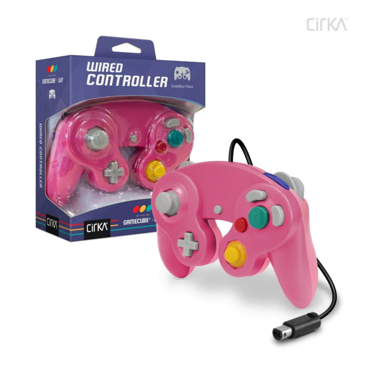 Gamecube/Wii Wired Controller Bubblegum Pink (Cirka)