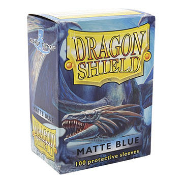 Dragon Shield Sleeves (Blue Matte) (100 count)