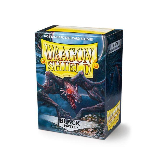 Dragon Shield Sleeves (Black Matte) (100 count)