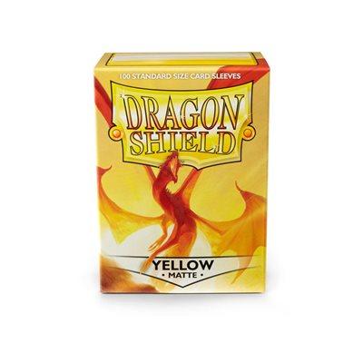 Dragon Shield Sleeves (Yellow Matte) (100 count)