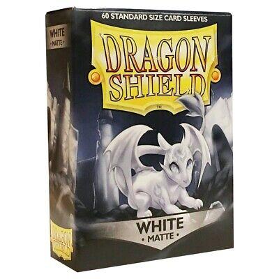 Dragon Shield Sleeves (White Standard) (60 count)