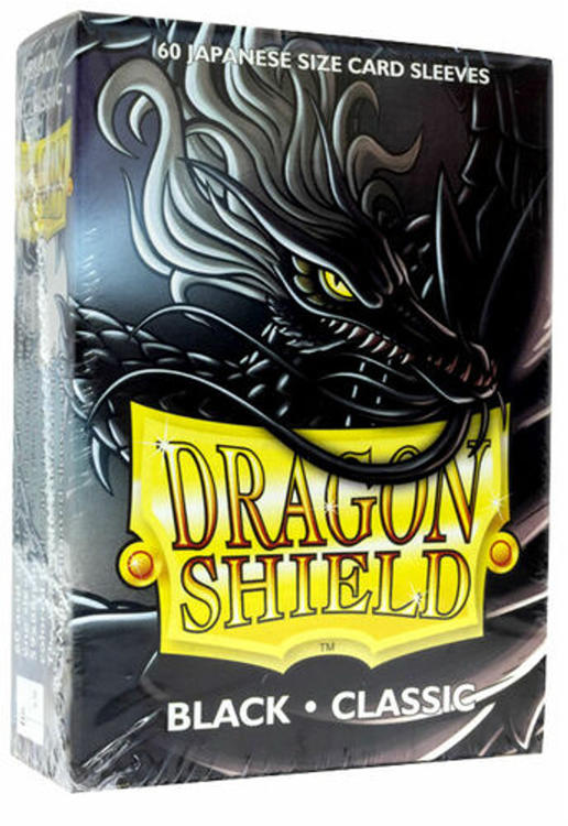 Dragon Shield Japanese Sleeves (Black) (60 count)