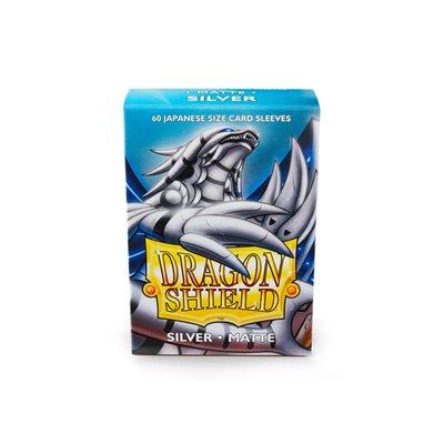 Dragon Shield Japanese Sleeves (Silver Matte)