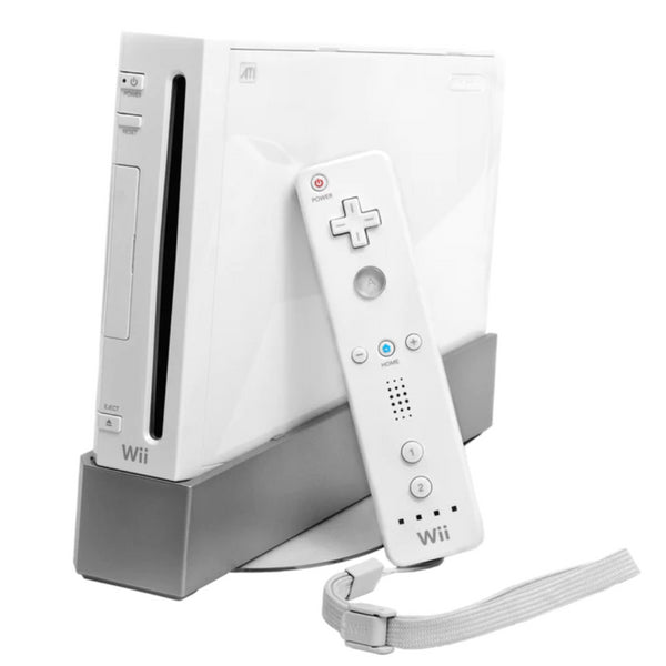 White Nintendo Wii System [Backwards Compatible] (No Box) (used)