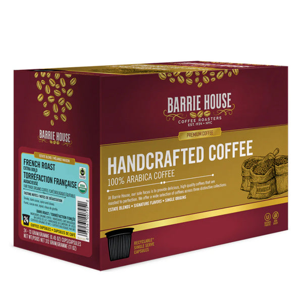 Barrie House-French Roast Single Serve Coffee 24 Pack