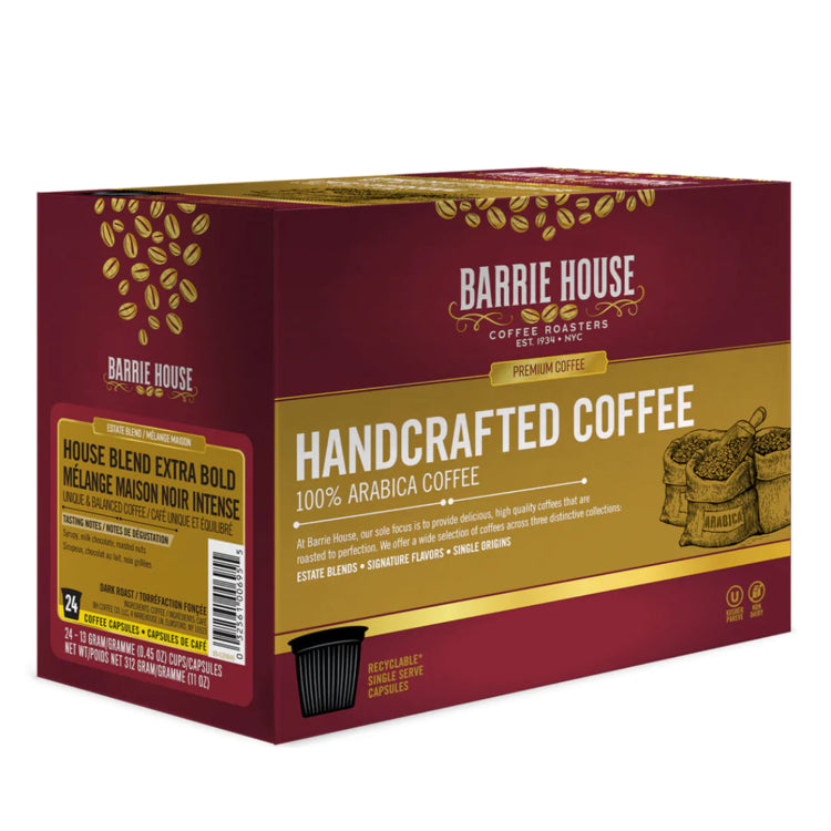 Barrie House-House Blend Extra Bold Single Serve Coffee 24 Pack