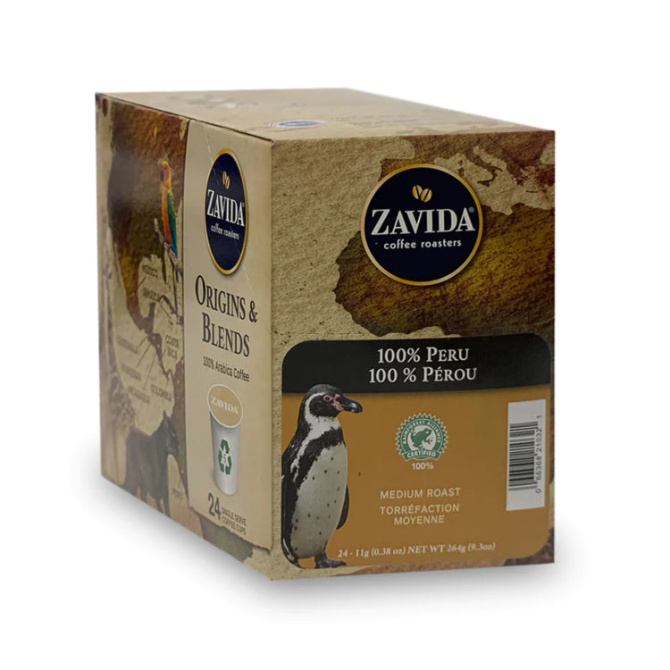 Zavida-Peru Single Serve Coffee 24 Pack