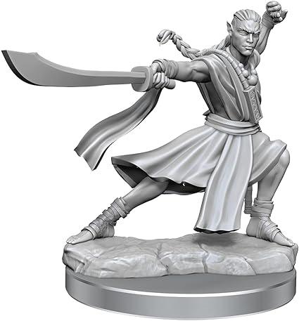 D&D Frameworks: Elf Monk Male