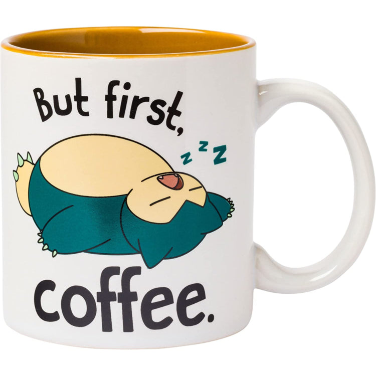 Pokemon Snorlax "But First Coffee" Jumbo Mug, 20oz