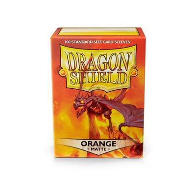 Dragon Shield Sleeves (Orange Matte) (100 count)