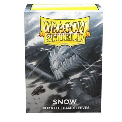 Dragon Shield - Dual Sleeves (Snow White Matte) (100 count)