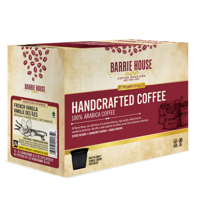 Barrie House-French Vanilla Single Serve Coffee 24 Pack