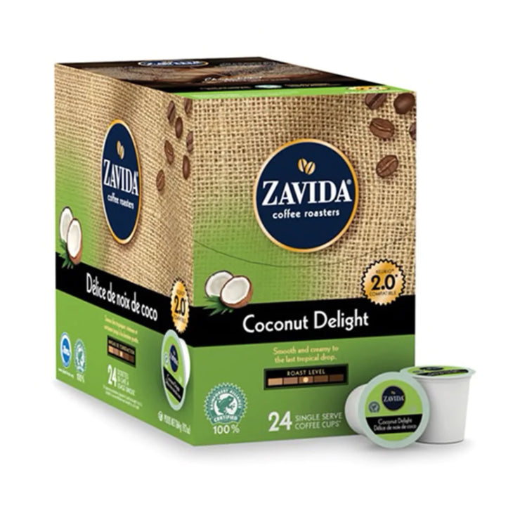 Zavida-Coconut Delight Single Serve Coffee 24 Pack