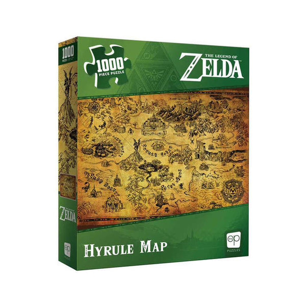 Legend of Zelda: Hyrule Map 1000 Piece Puzzle