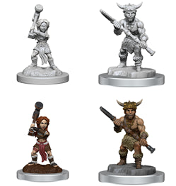 D&D Nolzur's Marvelous Miniatures - Wave 18: Halfling Barbarians