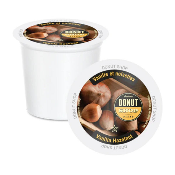 Authentic Donut Shop-Vanilla Hazelnut Single Serve Coffee 24 Pack