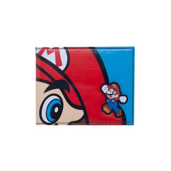 Super Mario Bros Big Face Mario Character Bifold Wallet