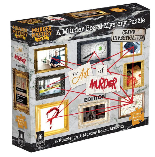 Murder Mystery Case File Puzzle: The Art of Murder