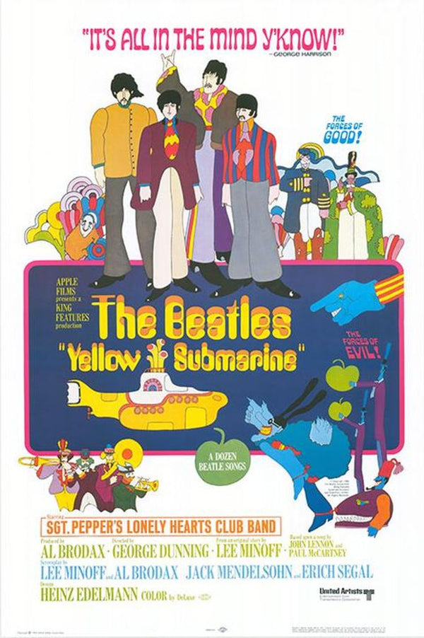 Beatles, The: Yellow Submarine V2 (Poster)