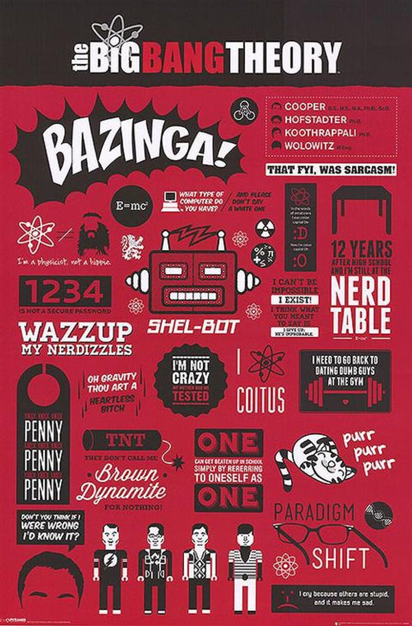 Big Bang Theory, The: Bazinga (Poster)