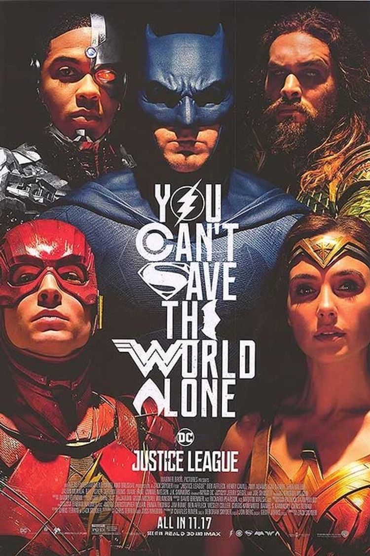 Justice League: You Can't Save The World Alone (Poster)