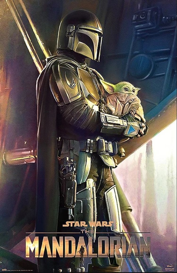 Mandalorian & Baby Yoda (Poster)
