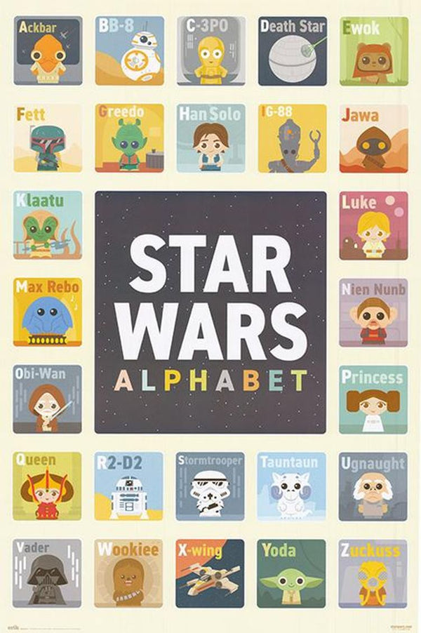 Star Wars: Alphabet (Poster)