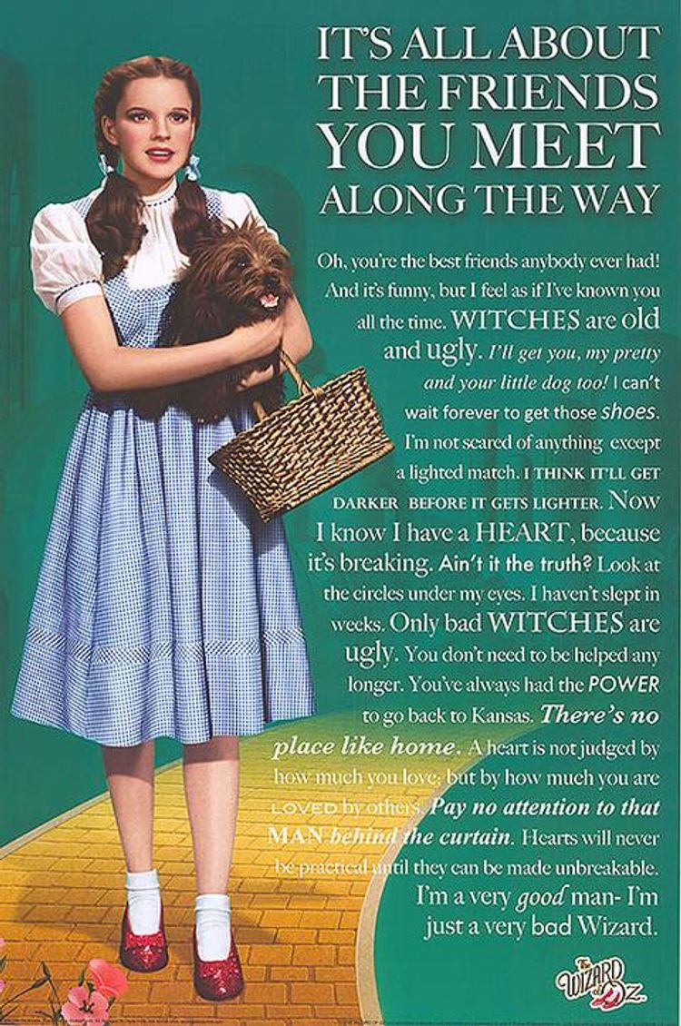 Wizard of Oz: All About the Friends You Meet Along the Way (Poster)