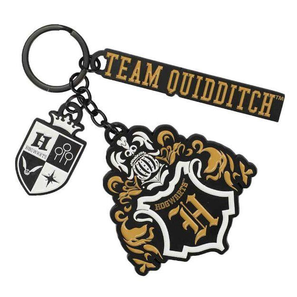 Harry Potter Hogwart's Team Quidditch Enamel Keychain