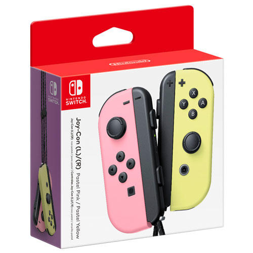 Joy-Con Controller 2 Pack Pastel Pink/Yellow