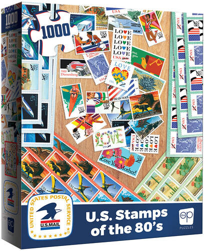 USPS U.S Stamps 80's 1000 Piece Puzzle