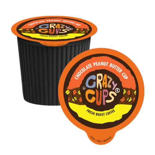 Crazy Cups-Chocolate Peanut Butter Cup Single Serve 24 Pack