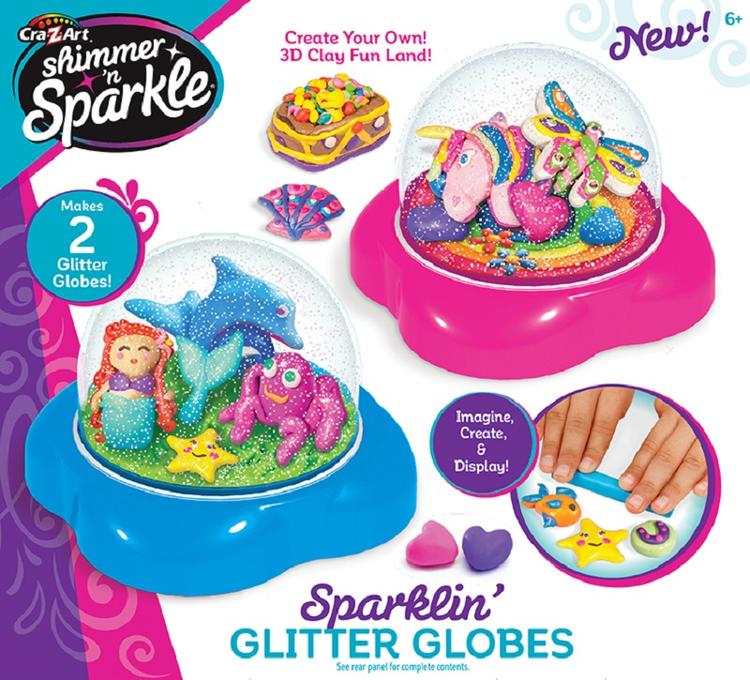 Cra-Z-Art Shimmer N' Sparkle Glitter Globes