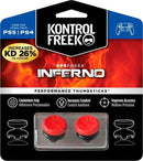 KontrolFreek - FPS Freek Inferno 4 Prong Performance Thumbsticks for PS5 and PS4 - Red